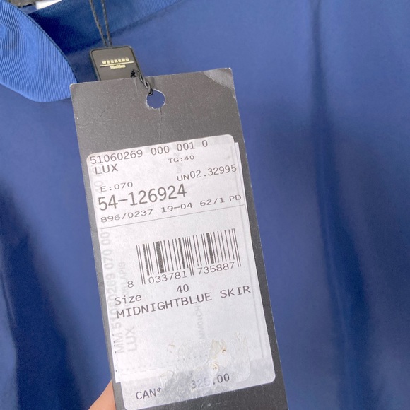 Max Mara Weekend Taffeta Skirt. NEW - Picture 7 of 8